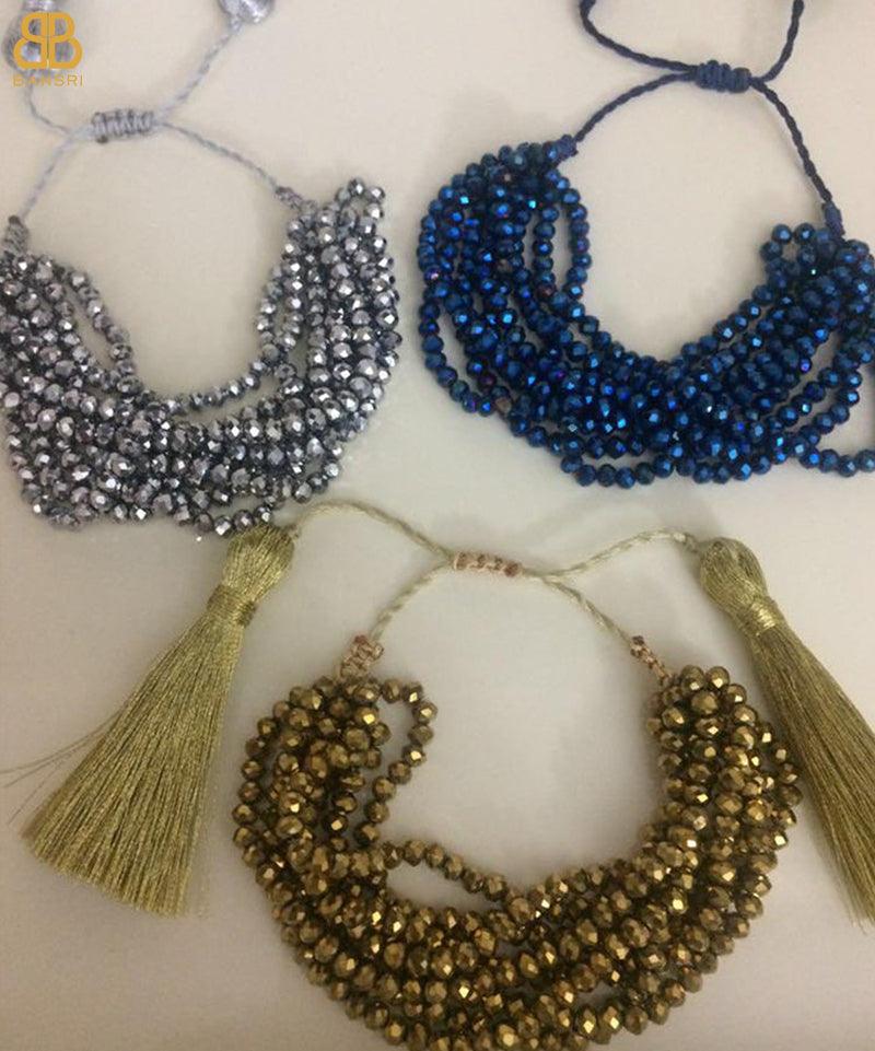 Party Princess Tassel Beaded Bracelet - Bansri Mehta Design