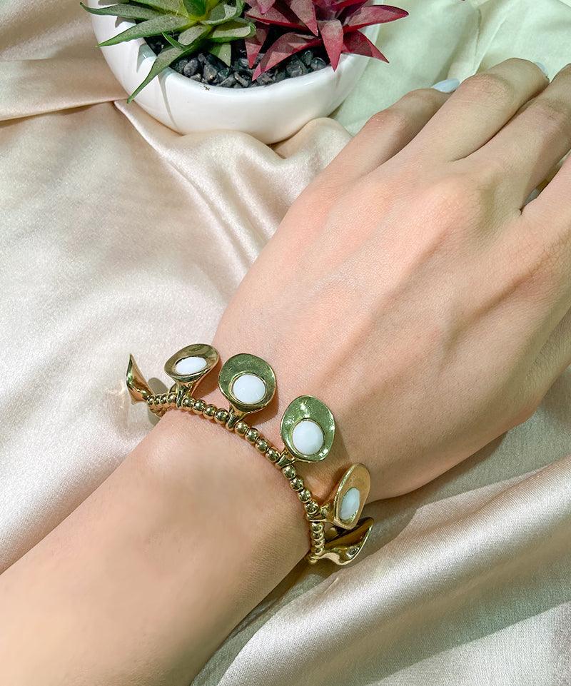 Mosaic Enamel Beaded Bracelet - Bansri Mehta Design