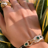 Safari Ele Necklace, Bracelet, Hoop Earrings & Ring Set - Bansri Mehta Design