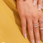 Criss Cross Crystal Statement Ring - Bansri Mehta Design