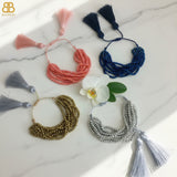 Party Princess Tassel Beaded Bracelet - Bansri Mehta Design