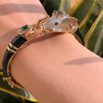 Safari Ele Necklace, Bracelet, Hoop Earrings & Ring Set - Bansri Mehta Design