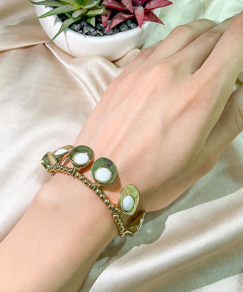 Mosaic Enamel Beaded Bracelet - Bansri Mehta Design