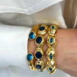 Bedazzle Flexi Bangle Bracelet - Gold - Bansri Mehta Design