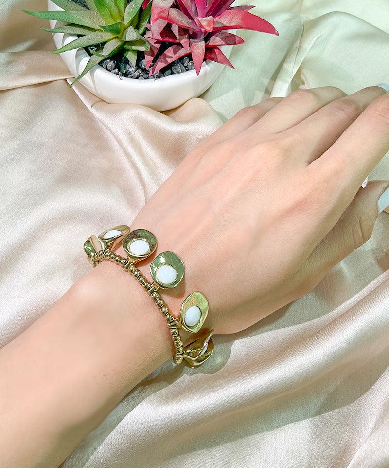 Mosaic Enamel Beaded Bracelet - Bansri Mehta Design