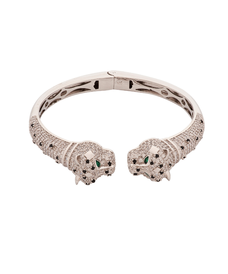 Le Panthera Collar Necklace, Bracelet & Earring Set - Bansri Mehta Design