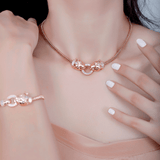 Panthera Baguette Collar Necklace - Bansri Mehta Design