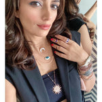 Sterling Silver Third Eye Necklace - Bansri Mehta Design