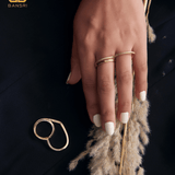 All Hearts Duo Ring - Bansri Mehta Design