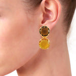 Alexa Cabachon Earrings - BANSRI                                                                 Jewelry Lounge