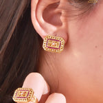 Junoon Hand Carved Necklace, Earring & Ring Set - Bansri Mehta Design