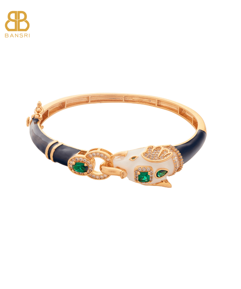 Safari Ele Necklace, Bracelet, Hoop Earrings & Ring Set - Bansri Mehta Design