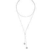 Double Headed Panthera Adjustable Lariat Necklace - Bansri Mehta Design