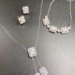Baguette Diamond Solitaire Set - Bansri Mehta Design