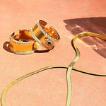 Adjustable Evil Eye Ring Band - Bansri Mehta Design