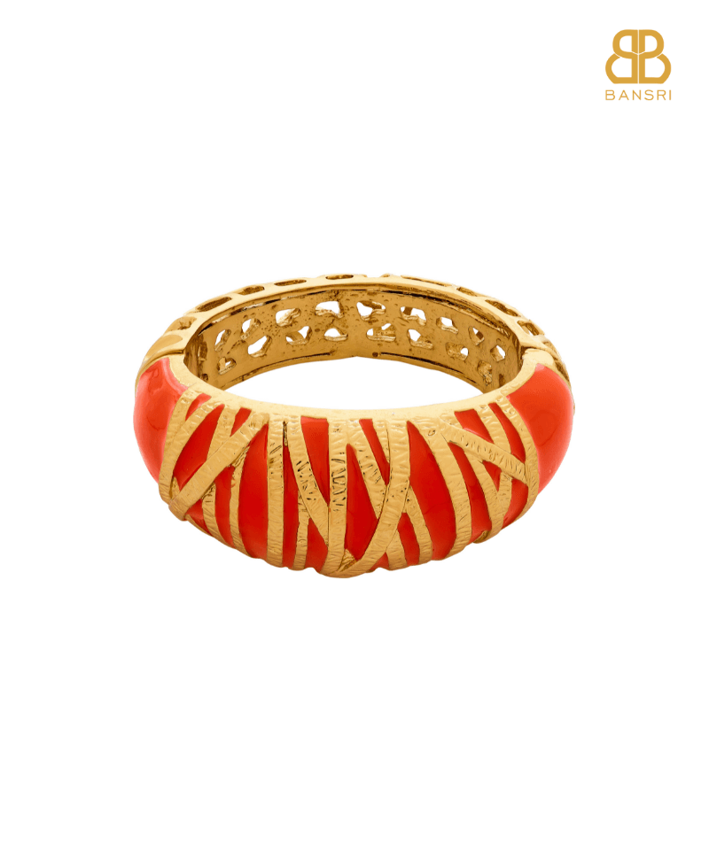 Enamel Stripey Ring - Bansri Mehta Design