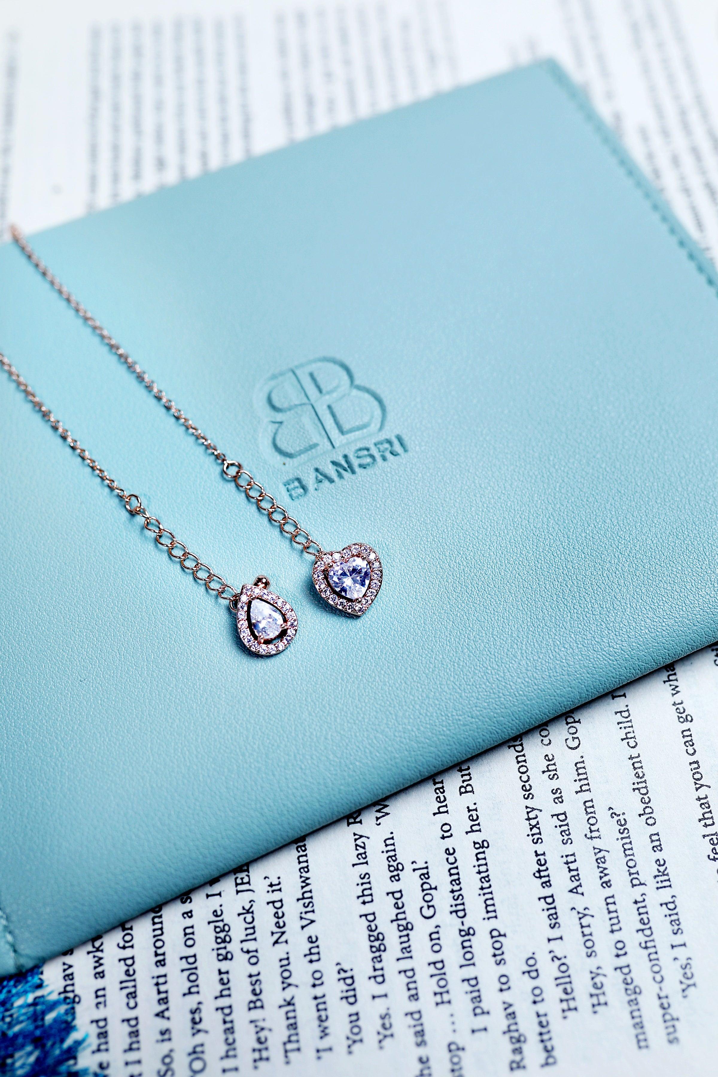 Pear Shape Solitaire Watch Charm - Bansri Mehta Design