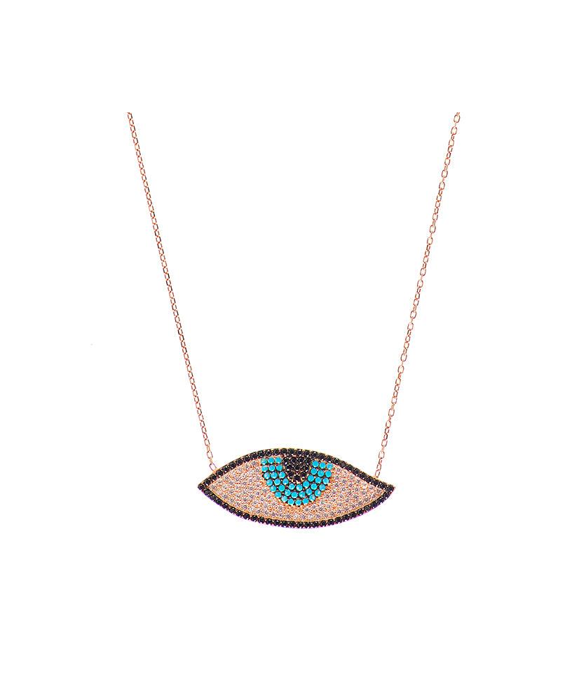 Sterling Silver Third Eye Necklace - Bansri Mehta Design