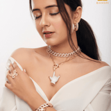 Rockstar Detachable Pendant Link Necklace - Bansri Mehta Design