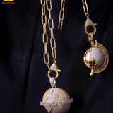 The World Is Mine Detachable Pendant Link Necklace - Bansri Mehta Design