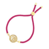 Om Adjustable Cord Bracelet For Mens