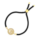 Om Adjustable Cord Bracelet For Mens