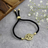 Om Adjustable Cord Bracelet For Mens