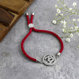 Om Adjustable Cord Bracelet For Mens