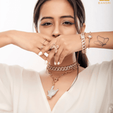 Rockstar Detachable Pendant Link Necklace - Bansri Mehta Design