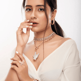 Rockstar Detachable Pendant Link Necklace - Bansri Mehta Design