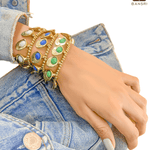 Mosaic Enamel Beaded Bracelet - Bansri Mehta Design