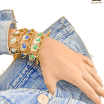 Mosaic Enamel Beaded Bracelet - Bansri Mehta Design