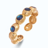 Bedazzle Flexi Bangle Bracelet - Gold - Bansri Mehta Design