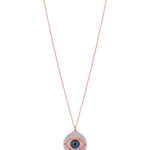 Glam Medallion Evil Eye Necklace - Bansri Mehta Design