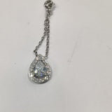 Pear Shape Solitaire Watch Charm - Bansri Mehta Design