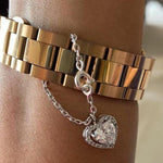 I Heart Me Solitaire Watch Charm - Bansri Mehta Design