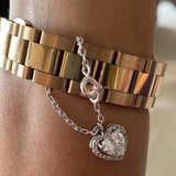 I Heart Me Solitaire Watch Charm - Bansri Mehta Design