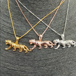 On the Prowl Panther Pendant Necklace - Bansri Mehta Design