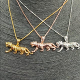 On the Prowl Panther Pendant Necklace - Bansri Mehta Design