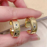 Evil Eye Band Adjustable Ring - Bansri Mehta Design