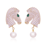 Malborough Zebra Earrings - Bansri Mehta Design