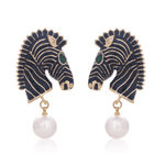 ST. James Zebra Earrings - Bansri Mehta Design