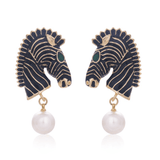 ST. James Zebra Earrings - Bansri Mehta Design