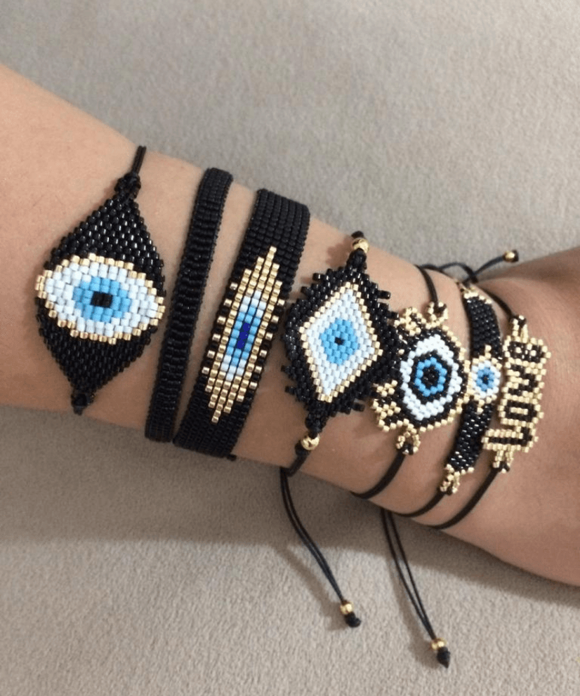 Love Beaded Adjustable Bracelet - Bansri Mehta Design