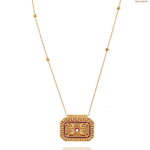 Junoon Hand Carved Necklace, Earring & Ring Set - Bansri Mehta Design