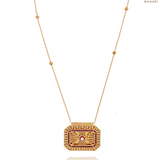 Junoon Hand Carved Necklace, Earring & Ring Set - Bansri Mehta Design