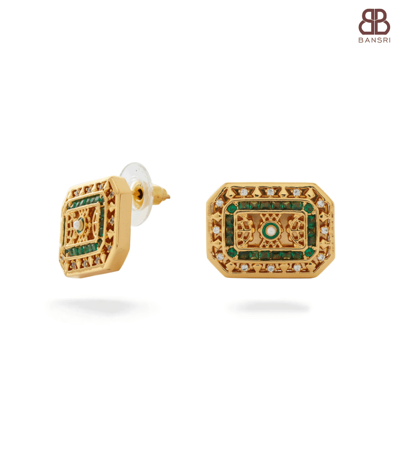 Junoon Hand Carved Necklace, Earring & Ring Set - Bansri Mehta Design