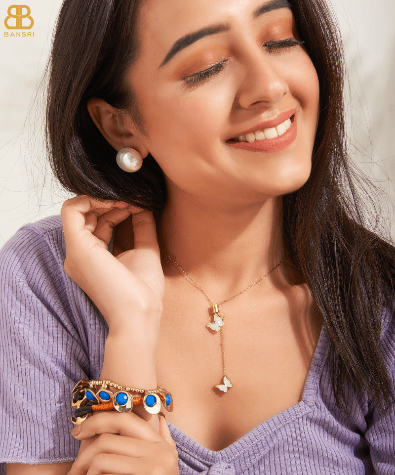 Mosaic Enamel Beaded Bracelet - Bansri Mehta Design
