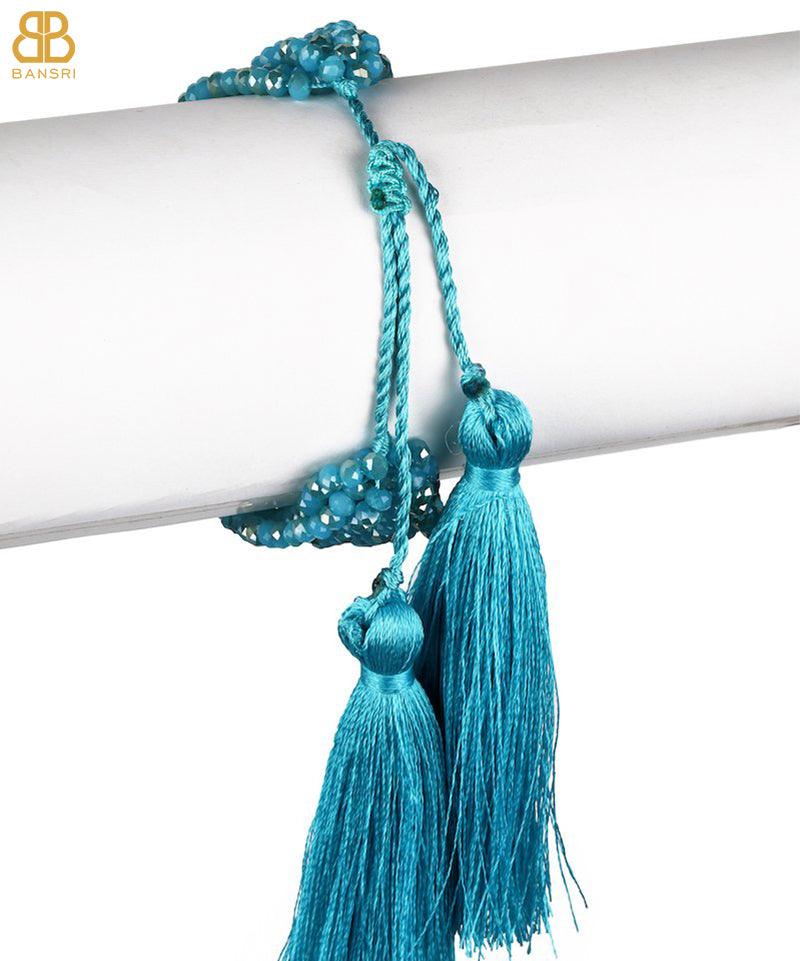 Party Princess Tassel Beaded Bracelet - Bansri Mehta Design