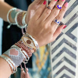 Love Beaded Adjustable Bracelet - Bansri Mehta Design